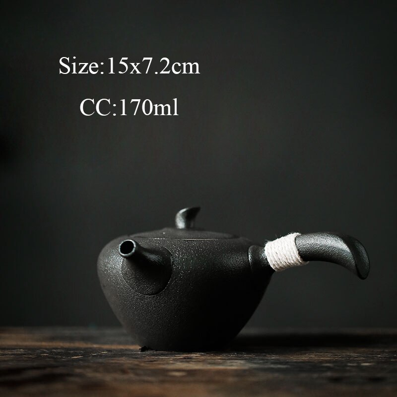 TANGPIN schwarz geschirr keramik kyusu teekanne porzellan Tee topf Getränk: Stil C