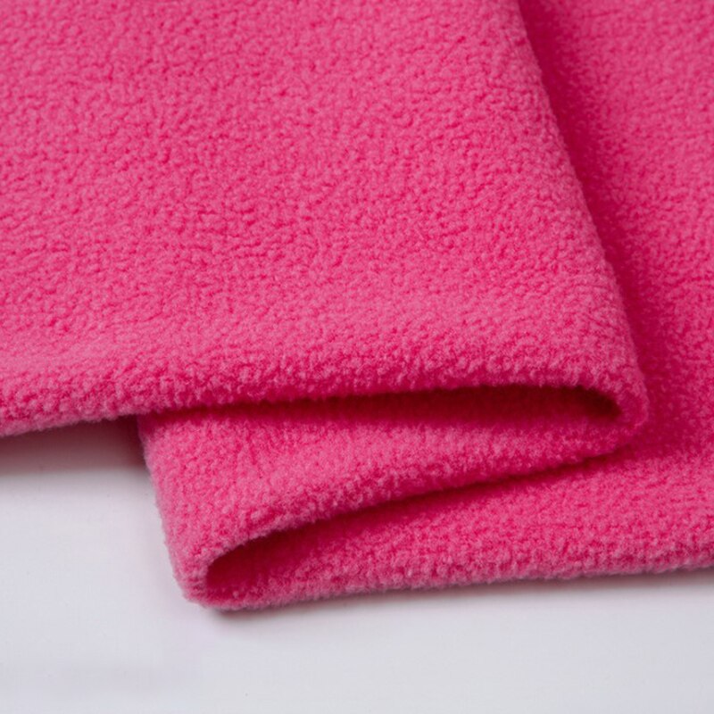 100*160cm tela Polar de lana gruesa de algodón suave felpa aterciopelada tela DIY hecho a mano: Borgoña