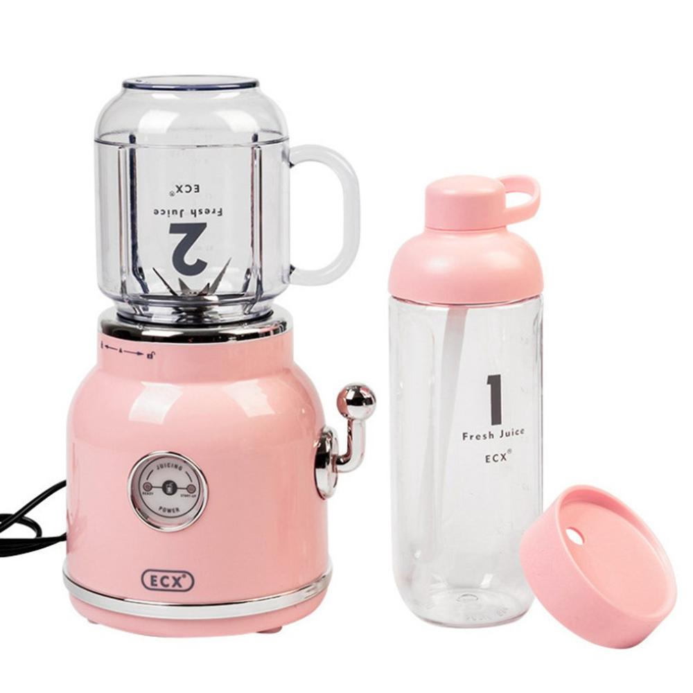 Licuadora de zumo Retro, exprimidor de frutas, batidora multifunción para alimentos de bebés, máquina para hacer zumos, licuadora portátil de frutas, 1 Uds.