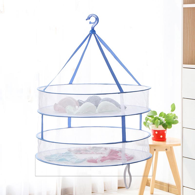 Drying Rack Mesh Windbreak Clothes Drying Basket Apron Clothes Drying Net Sweater Flat Net Clothes Drying Rack Folding Drying Ra: Diameter45-D