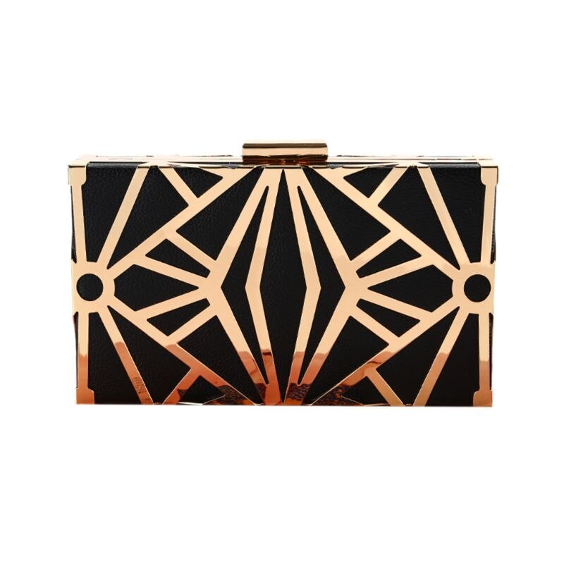 Geometrische Geometrische Frauen Clutch Tasche Box Abend Partei taschen Kette Schulter Geldbörse Abend Tasche Für Neue Jahr Weihnachten geldbörsen