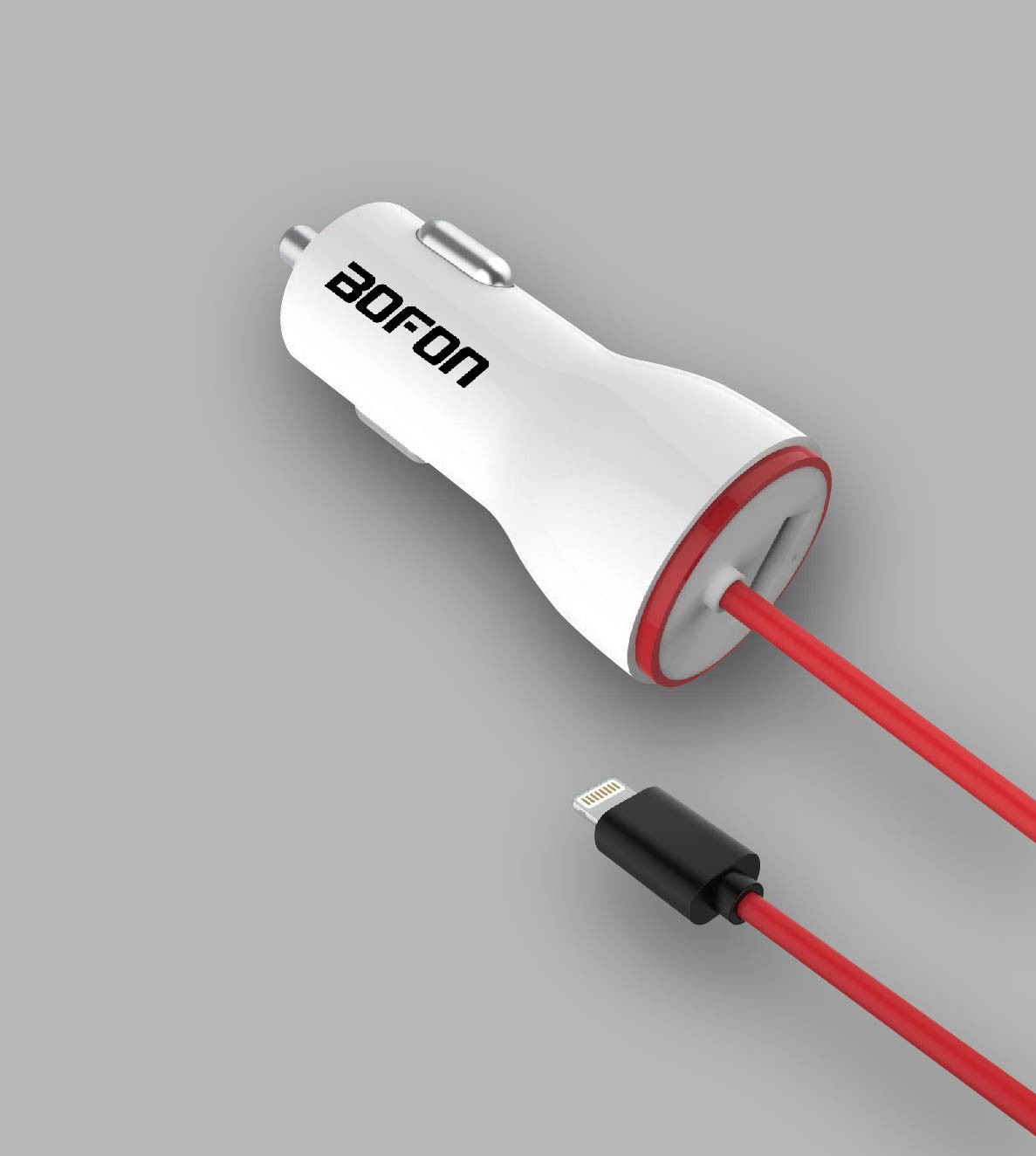 Cocle ladegerät mit Blitz kabel 3,4 EINE 1M Zigarette Leichter Adapter mit 1 USB ports Quick Charge Kompatibel mit iPhone