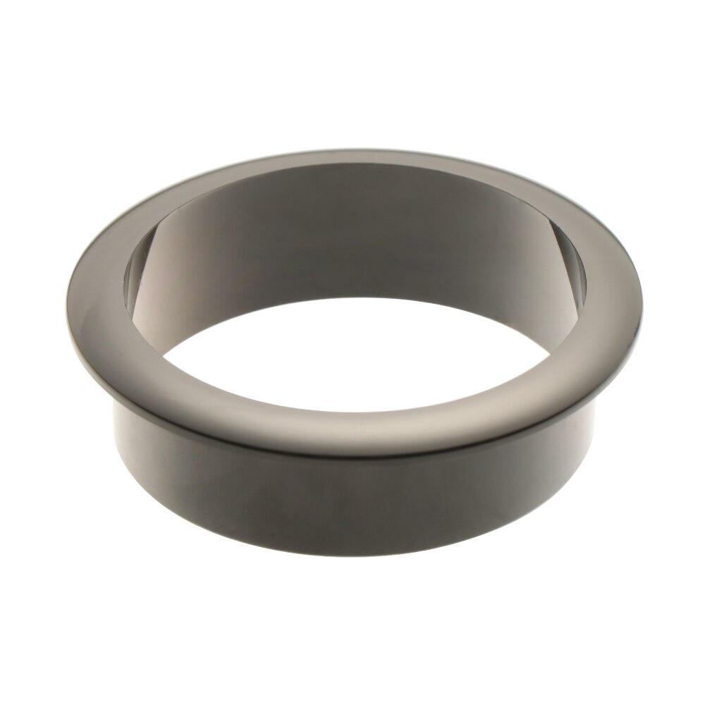 25-80Mm Ronde Kabel Draad Gat Cover Lijn Doos Kabel Grommets Kantoor Computer Bureau Outlet Port Wire Rack meubels Hardware: black / 25mm
