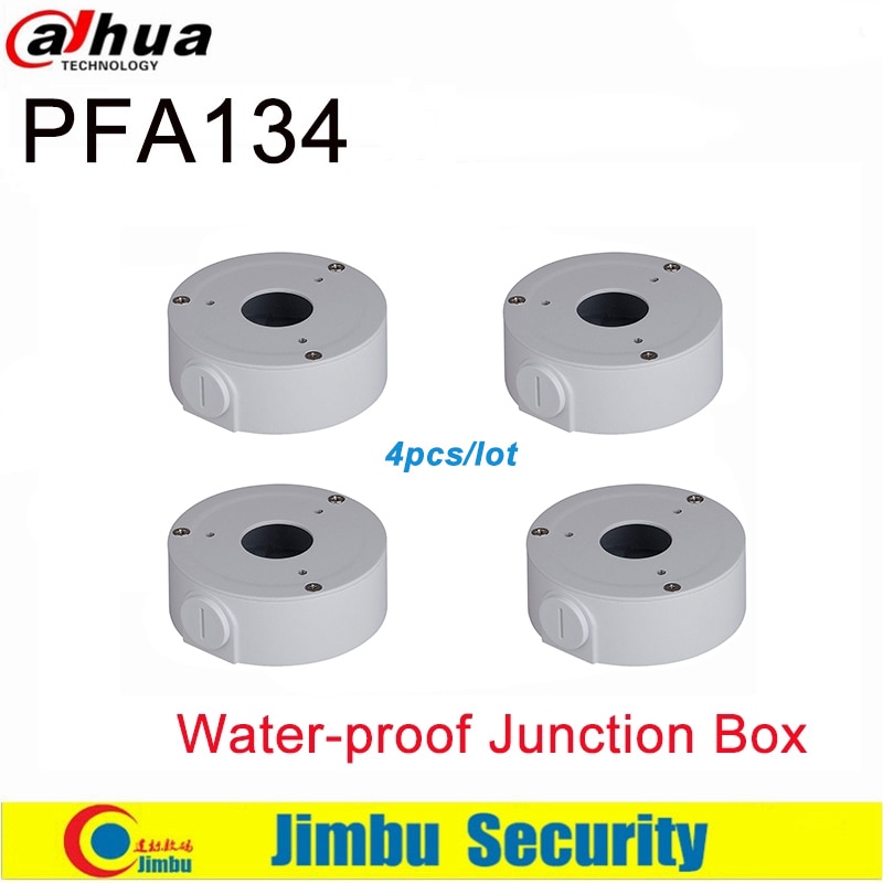 Dahua Originele Water-Proof Junction Box PFA134 4 Stks/partij Ondersteuning Bullet Ip Camera HFW11 HFW10 HFW8 HFW2 Cctv Camera beugel