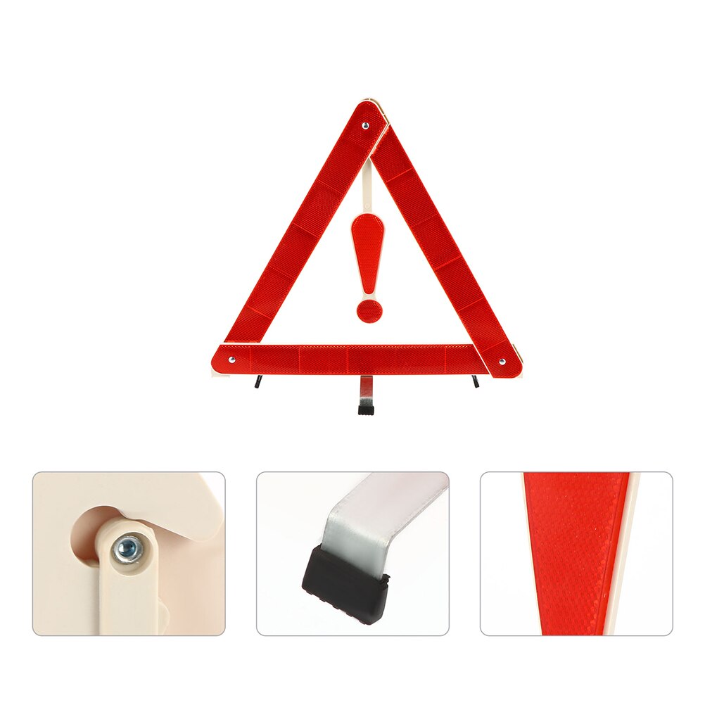 Reflective Warning Sign Road Warning Tripod Car Triangle Safety Tripod