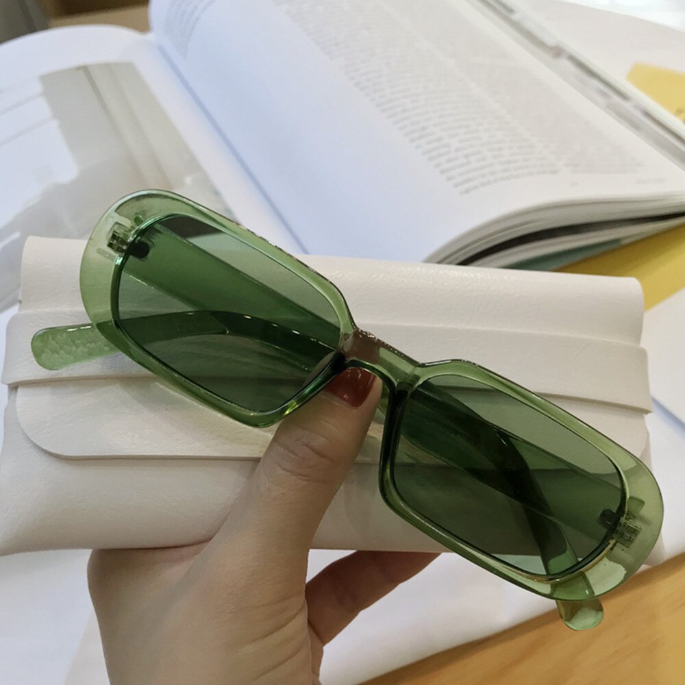 retro Sonnenbrille Frauen Oval Sonnenbrille Männer Jahrgang Grün verrotten Brillen Damen Reisen Stil UV400 очки Fahrer Brille: Grün