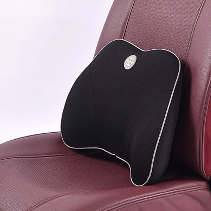 Komfortabel rygpude blød håndstøtte pude bilsæde rygstøtte memory foam bil pude: 2