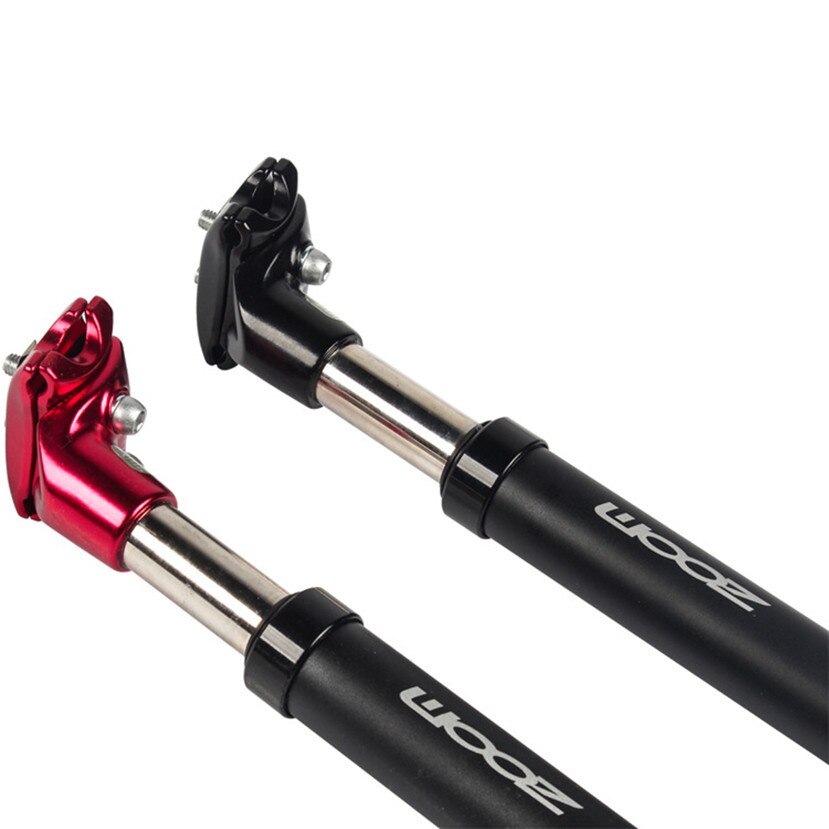 Zoom mtb verende zadelpen mountainbike schokdemper zadelpen fiets hydraulische druk zadel 27.2mm 30.9 31.6mm