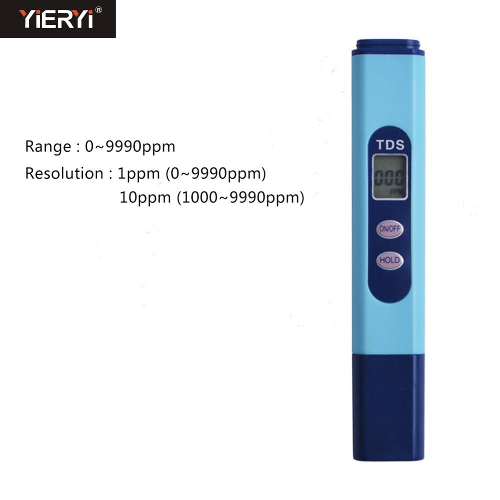 Yieryi TDS PH Meter PH/TDS/EC/TEMP Meter Digital Water Monitor Tester Series for Pools, Drinking Water, Aquariums: TDS Meter