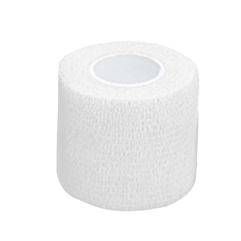 3 stk sports selvklæbende elastisk bandage smertelindring åndbar finger håndflade knæ ankel bandage pleje støttepuder: Hvid / M