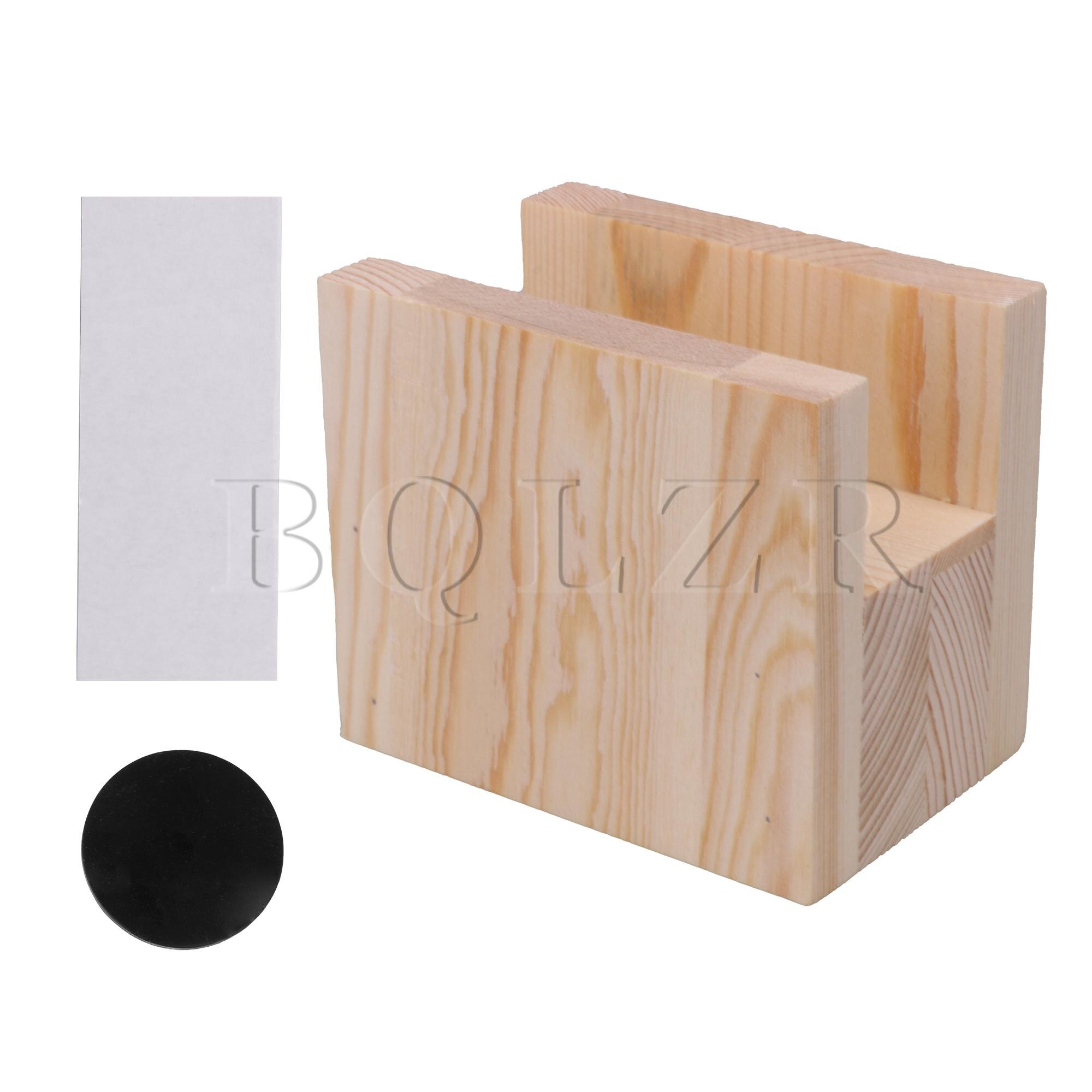 BQLZR Wood Cube Furniture Storage Riser Bed Lifters 4cm Groove 5cm Lift Height