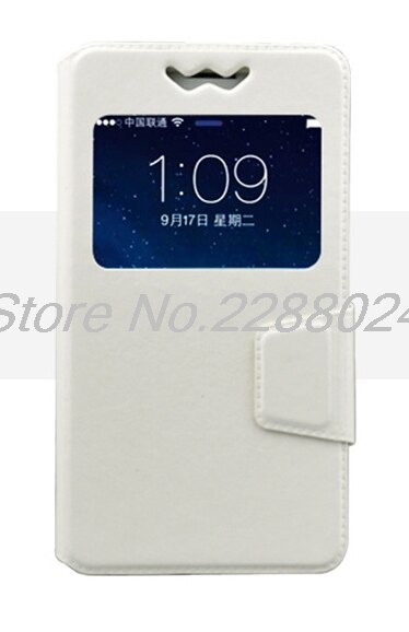 universal holster pu Leathe phone Case for Doogee F7 Pro T6 X6 Pro X6 Kissme DG580 F5 Y100 Plus HOMTOM HT6 S6000 T6 pro Y6: white