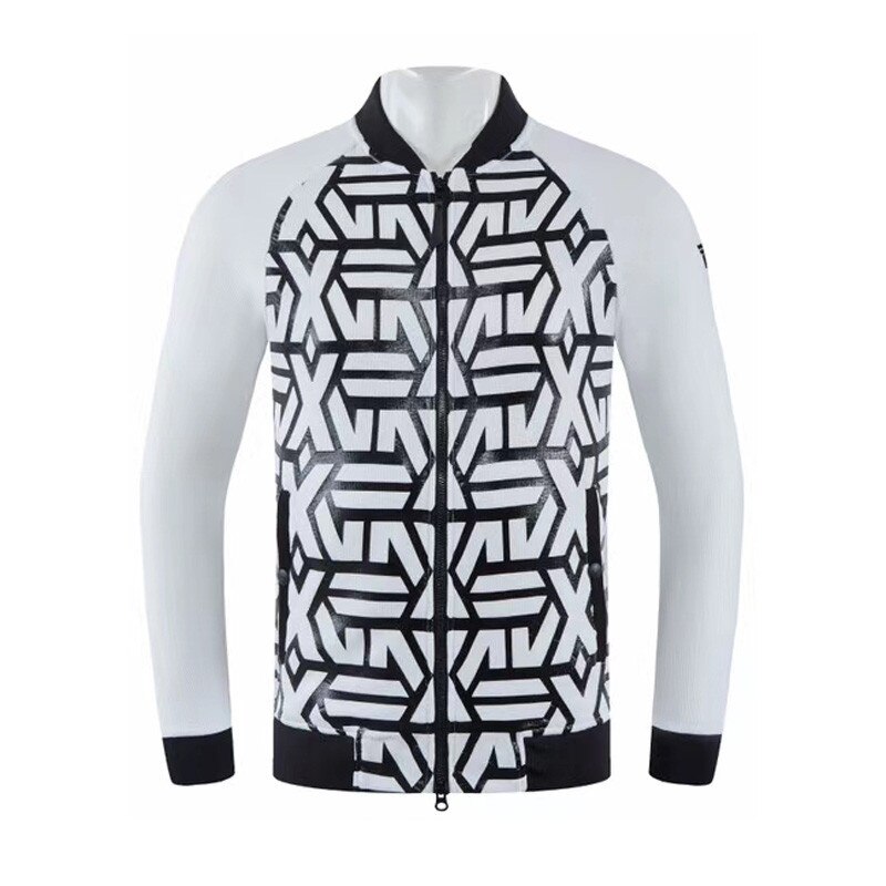 Golf breathable slim jacket: White / M
