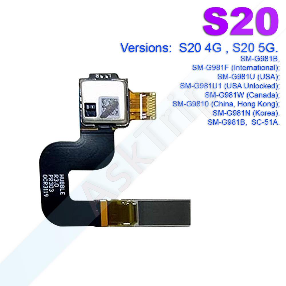 Sensor de huella dactilar Flex, botón trasero Original, para Samsung Galaxy S10, S20 Plus, Ultra S10E, FE, G973F, G970F, G975F: S20
