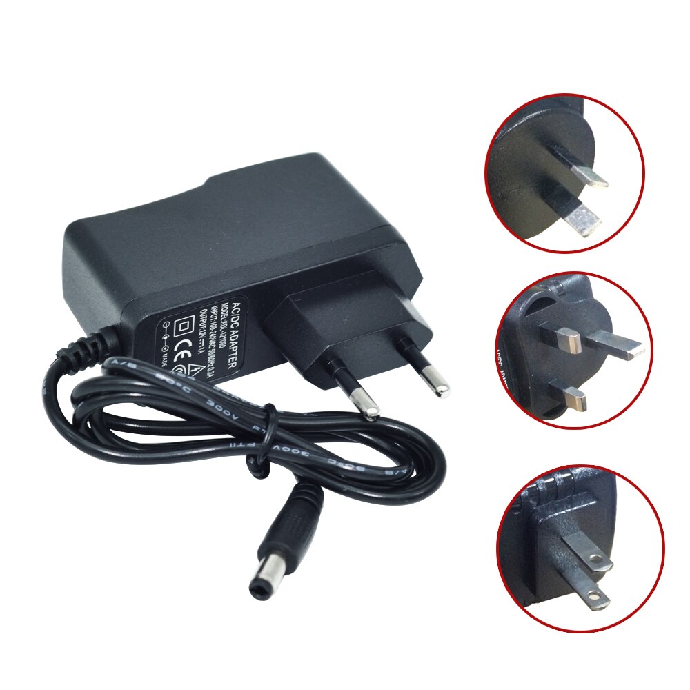 OUERTECH-adaptateur convertisseur 12V 1A | Commutation d'alimentation, ue/AU/UK/USPlug, chargeur pour vidéosurveillance, sécurité IP, caméra WIFI AHD, caméra