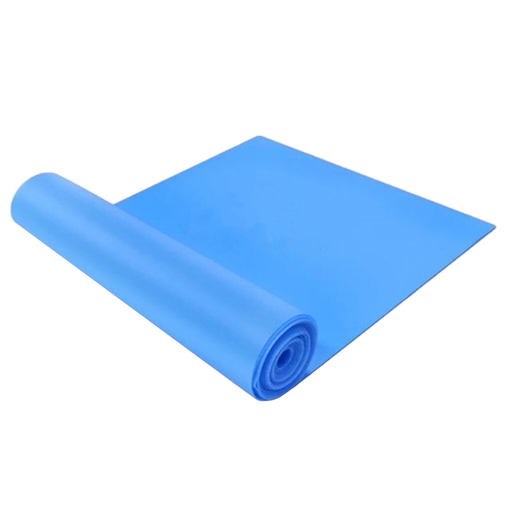 Faixas de fitness exercício puxar para cima fitness látex banda ginásio tubo: Blue