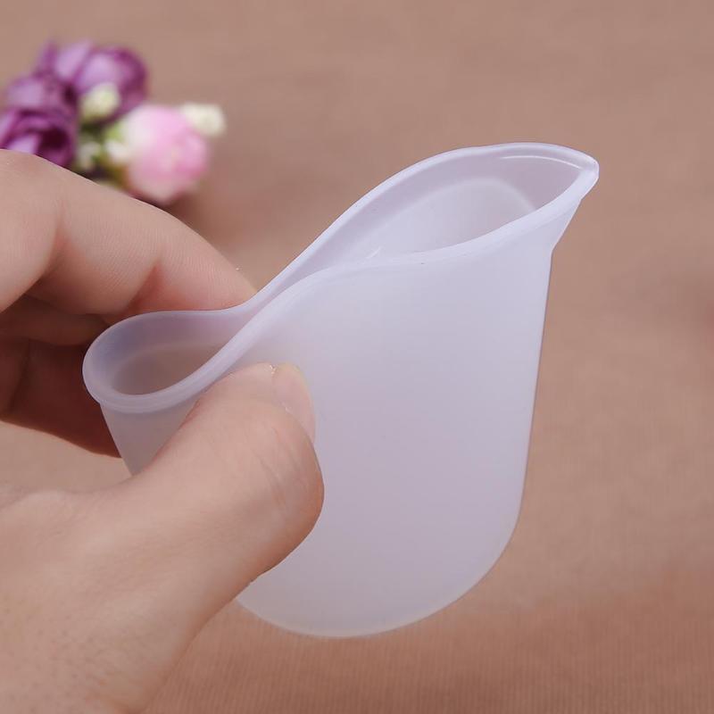 100ml Siliconen Zachte Maatbeker Kristal Lijm Transparant Cup DIY Cake Bakvorm Tool met Schaal Keuken Meetinstrumenten