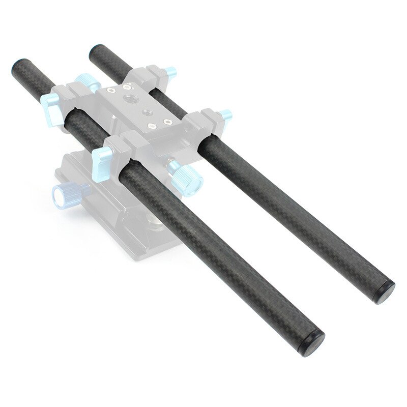 30cm segui Focus Rig Cage Rod Rail System asta in fibra di carbonio per videocamera videocamera accessori per Studio fotografico