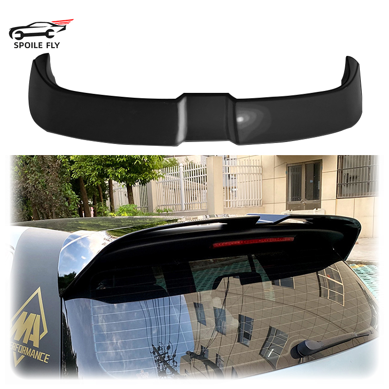 Abs Spoiler Voor Vw Volkswagen Golf 6 MK6 Gti Gtd R Glanzend Zwart Achter Dak vleugel