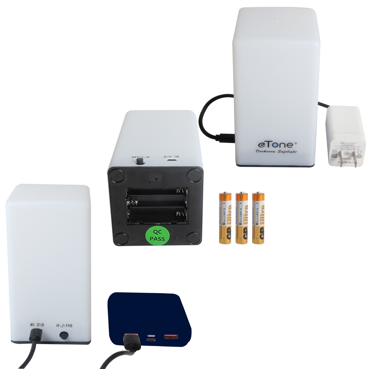 eTone Portable Darkroom Red Safe Light 635nm LED Safelight B/W Film Process Developing