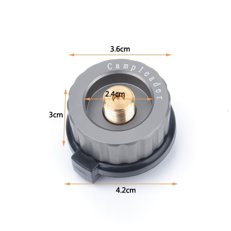 Camping Wandern Herde Brenner Adapter Teilt Typ Ofen Konverter Stecker Auto-aus Gas Ich bin Freien Patrone Panzer zylinder Adapter