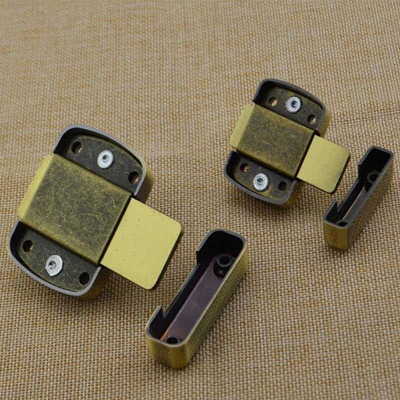 Universal Door Latch Gate Latch Security Sliding Door Lock Door Bolt Zinc Alloy With Screws Door Latch Lock Pull Cabinet Latch