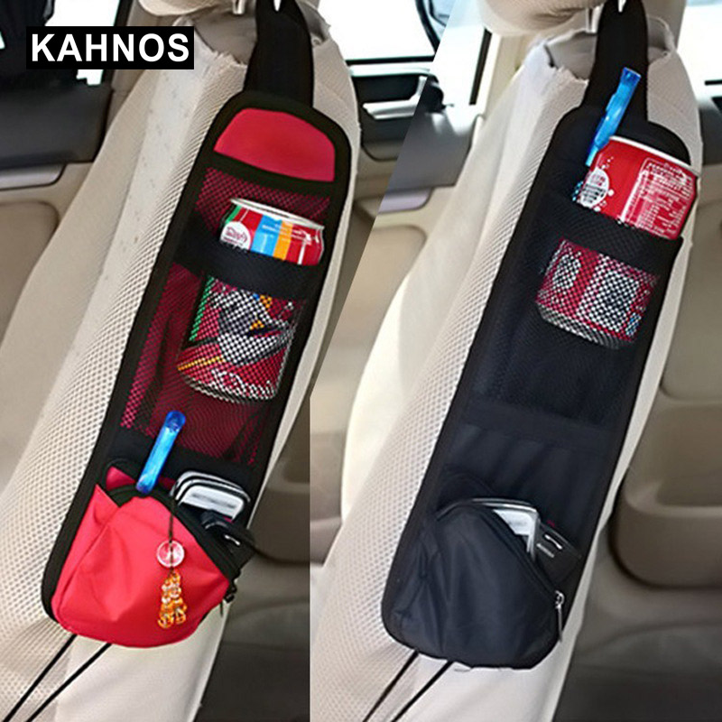 Autostoel Opbergtas Auto Organizer Voor Opbergen Opruimen Auto Seat Side Bag Opknoping Pocket Niet-geweven Stof zakken Auto-Styling
