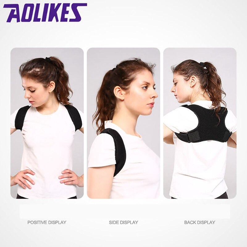 Adjustable Shoulder Posture Corrector Brace Adult Shoulder Upper Back Support Humpback Correction Belt 68L