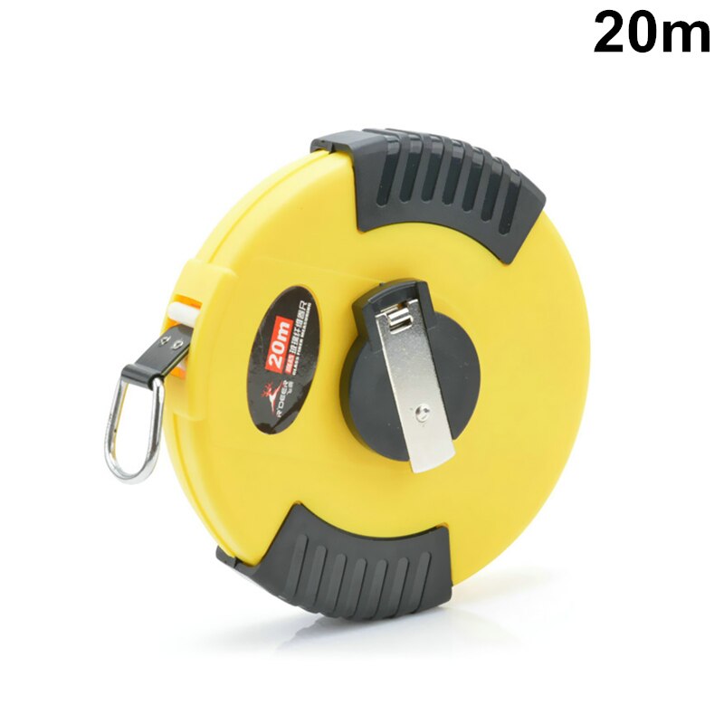 20m/30m/50m Measuring Tape Fibre Glass Tape Measure Retractable Flexible Ruler Metric Inch Measure Tools: 20m