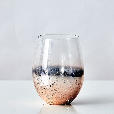 nordycki przezroczyste szkło gwiazda Puchar odporna na wysokie temperatury kufel robić piwa podwójna tęcza kawa napój filiżanka robić herbaty Drinkware prezenty: róża złoto