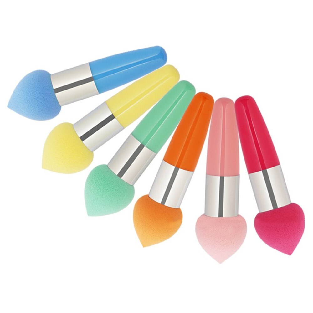 Sponge Puff Stick Brush Makeup Stick Makeup BB Cream Beauty Cosmetic Tool Smooth Sponge Blender Brush