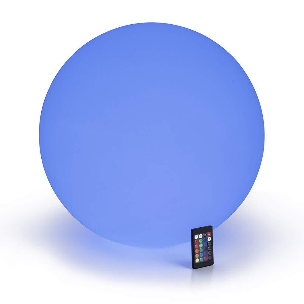 Inflatable Ball Solar LED Light Ball Cordless Night Lights with Remote Control Rechargeable Pool Floating