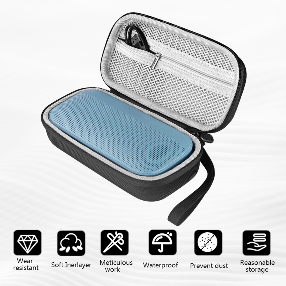 Portable Storage Bag for Bose SoundLink Flex Bluetooth-Compatible Speaker Carring Case for Travel Trip Pouch Organazier Box