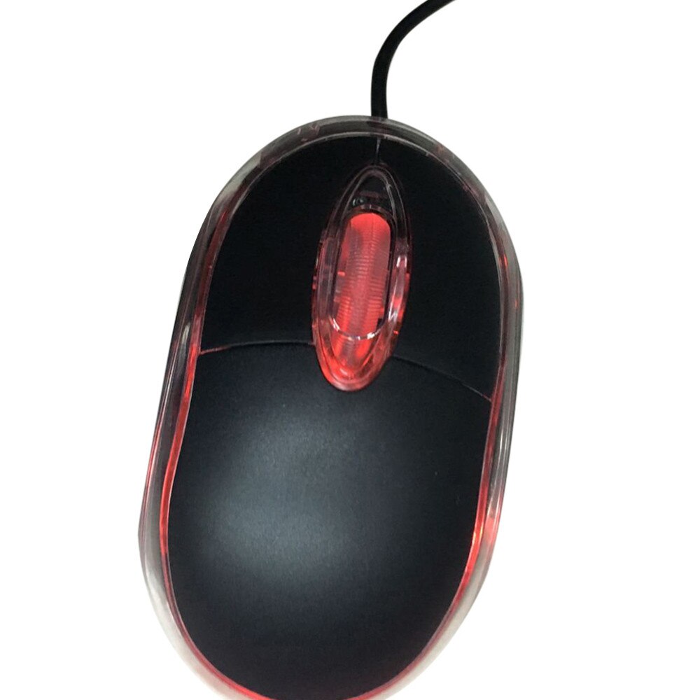 Led Game Mouse 1200 DPI USB Wired Optical PC Laptop Ergonomic Gaming Mice Wired Optical Gaming Wired Mouse For Home Office: Default Title