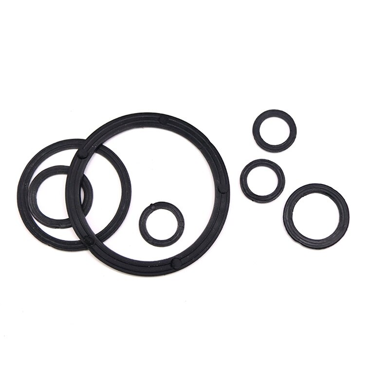 10pcs PG7 ~ PG48 Rubber Gasket Waterproof O Ring Washer Insulated Round Shape Seal for Nylon Plastic Cable Gland Connector Black