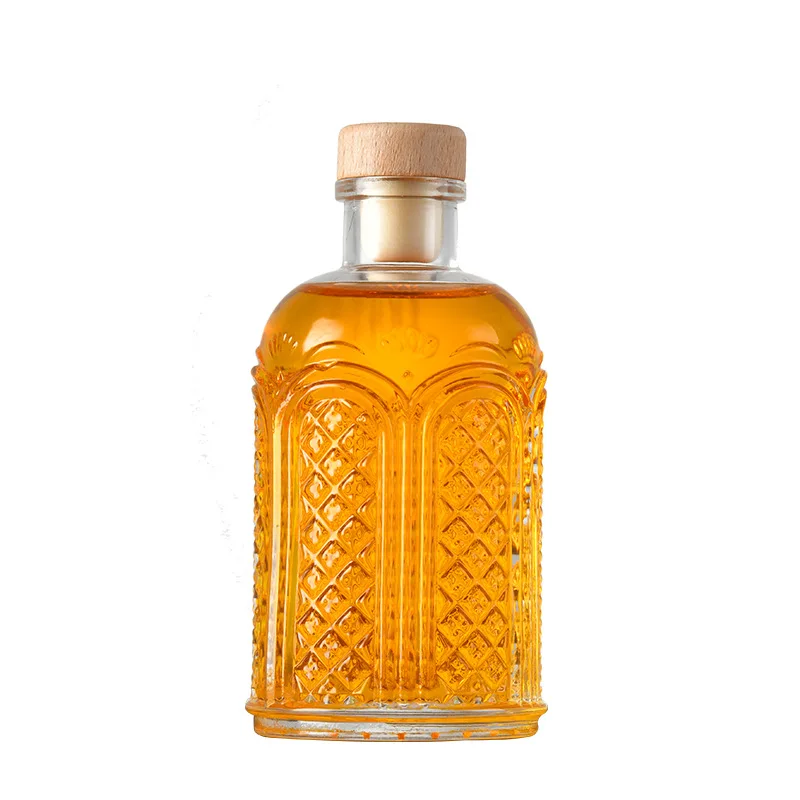 Carino di piccole dimensioni tutto'aperto senza piombo bottiglia di vetro di vino barware Whisky decantatore liquore decantatore