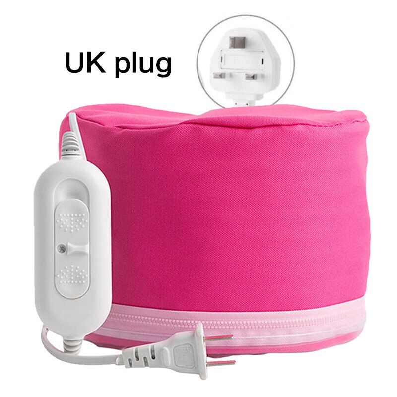 Diepe Conditioning Warmte Cap Stoomboot Haarverzorging Schoonheid Machine Conditioning Verwarming Steamcap Kappers Gebakken Olie 3 Bestanden Eu Plug: UK plug 220V