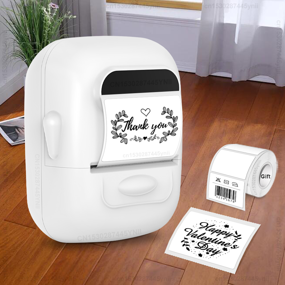 P50 Thermal Label Printer Similar as Marklife P50 M110 E210 Mini Label Maker Handheld Label Machine with Adhesive Label Sticker