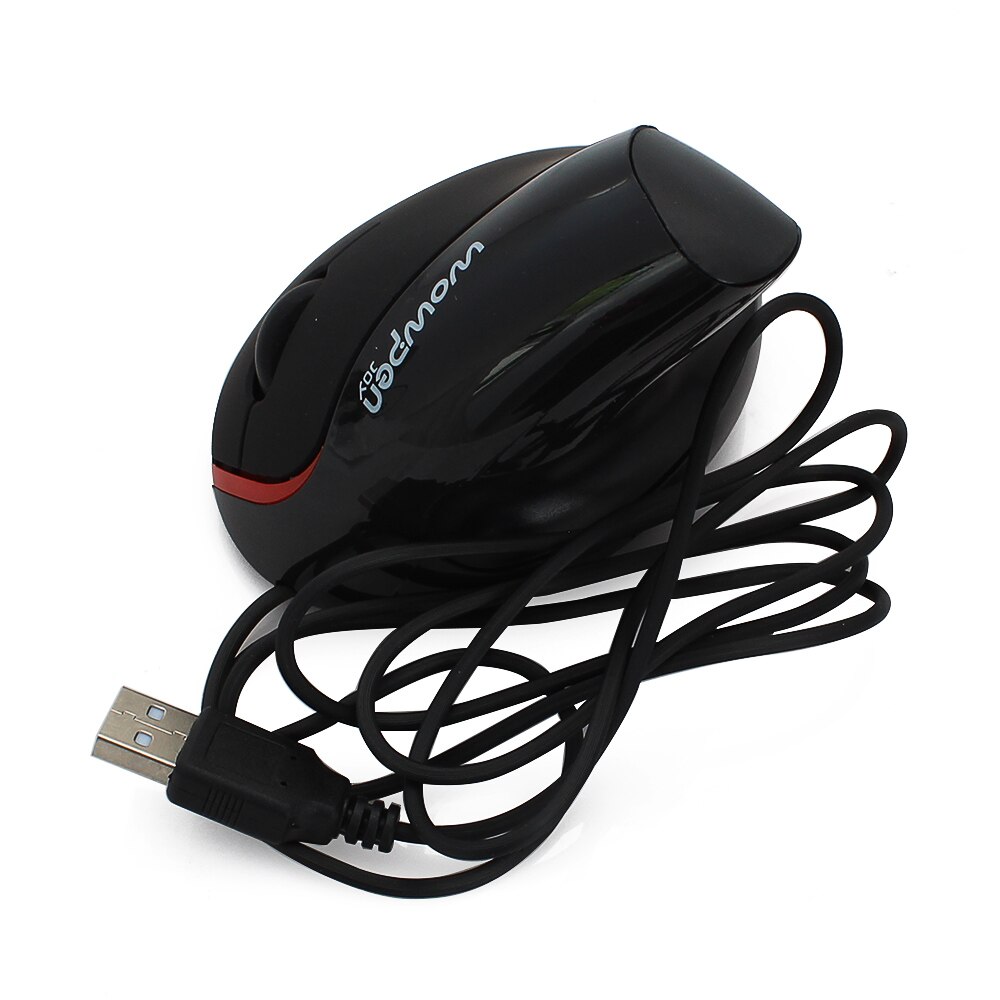Vertical Office Mouse USB Wired Optical Mouse Ergonomic Computer Gaming Mause With 5 Button 1600 DPI Upright Mice For PC Laptop