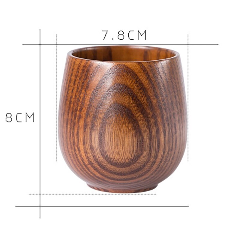 N trekopp gjenbrukbar te kaffe melk vin kopp varmeisolering vannkopp japansk stil naturlig 8 x 7.8cm skudd glass keramikk: misligholde tittel