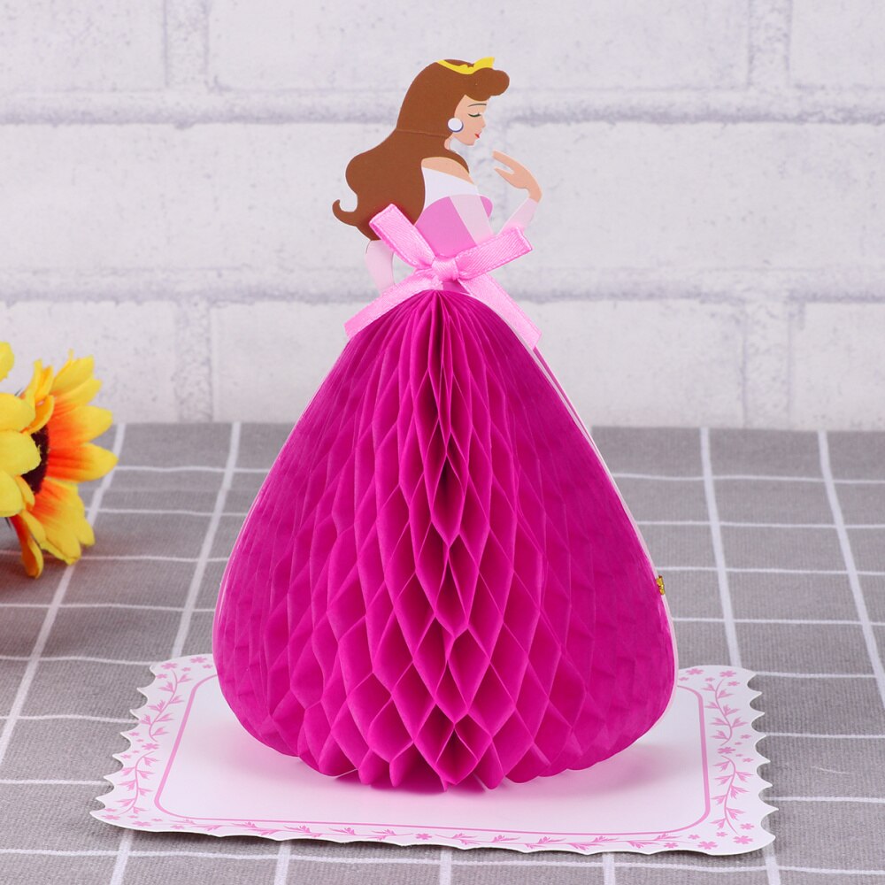 1 Pc Pop Up Paper Birthday Blessing Card 3D Greeting Cards Birthday Card Birthday Card for Women Girls