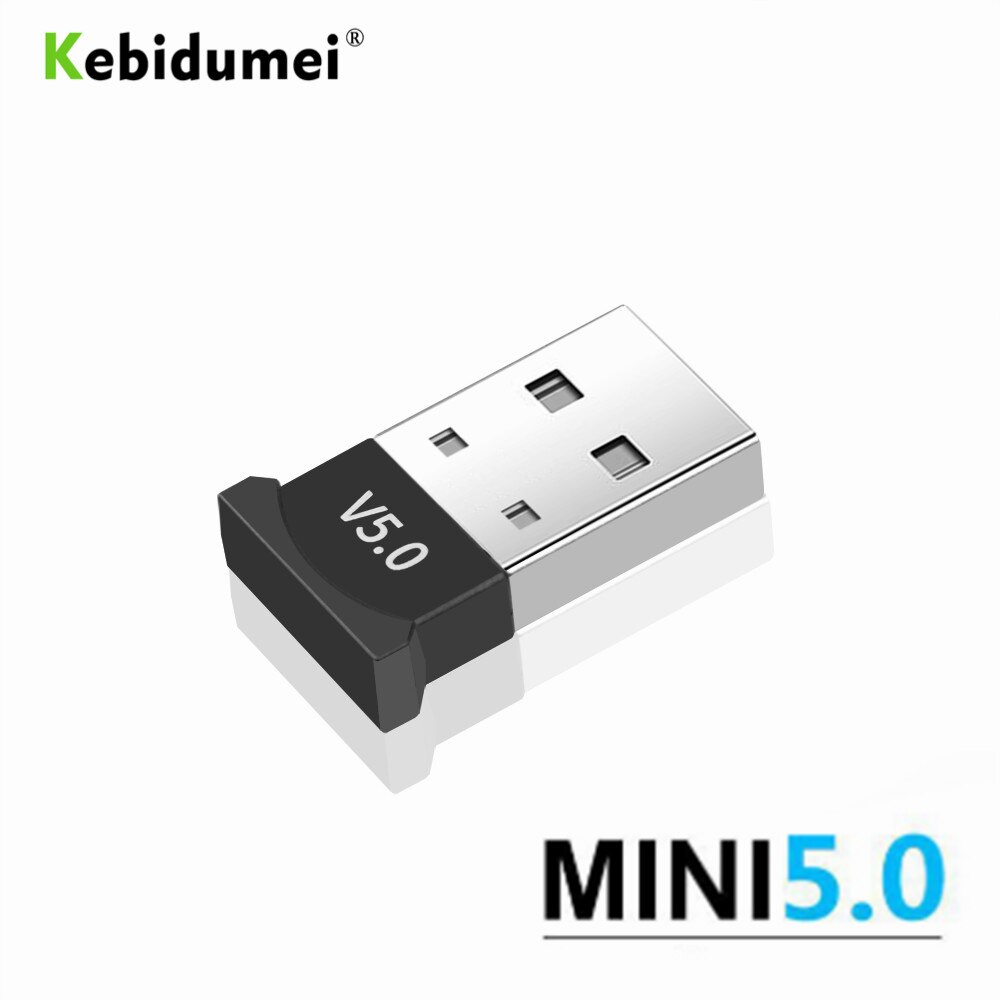 Kebidumei V5.0 Draadloze USB Bluetooth 5.0 Adapter Bluetooth Dongle Music Receiver Adaptador Bluetooth Zender Voor PC