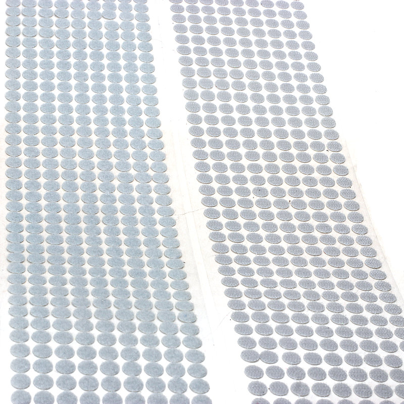 JYMISS DOT Velcro Velcro tape adhesive tape self-adhesive tape small DOTS, tear-pull tape 50Pairs 99Pairs: 10mm Gray 99pairs