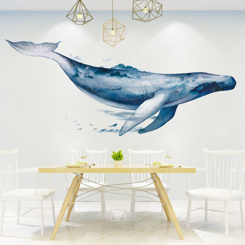 Kinesisk stil wallstickers soveværelse dekorative vinyl decals boligtilbehør stue fliser væg panel dør sticker tapet: C