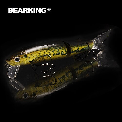 Bearking-leurre rigide pour la pêche au lac, en rivière, appât Wobblers à manivelle, appât artificiel de type Wobblers, 113mm, 13.7g, 0.9 à 1.8m, 1 unité