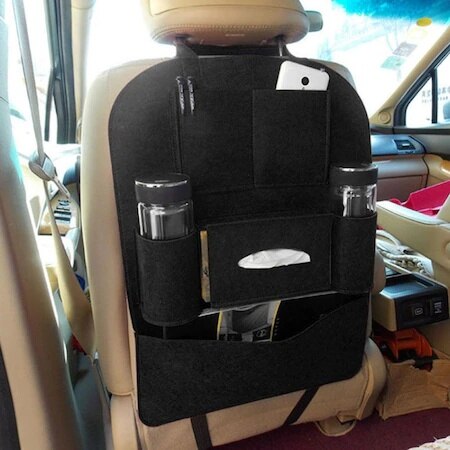 Autostoel rugleuning organizer opbergvak auto goederen regelgevende cel