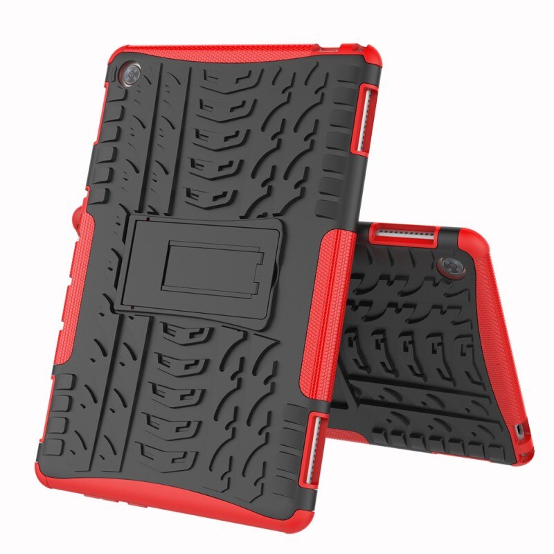 Étui pour Huawei MediaPad M5 Lite 10 BAH2-W19/L09/W09 10.1 "étui pour tablette housse de support antichoc pour Huawei Mediapad M5 Lite 10: Rouge