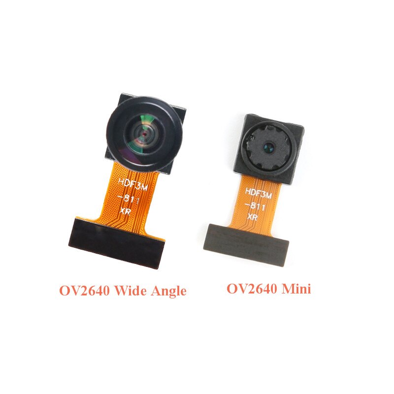 OV2640 módulo de cámara 1/4 CMOS Sensor de imagen SCB interfaz JPEG con lente gran angular de 140 grados 200W/lente de ojo de pez para Arduino: each type one pc