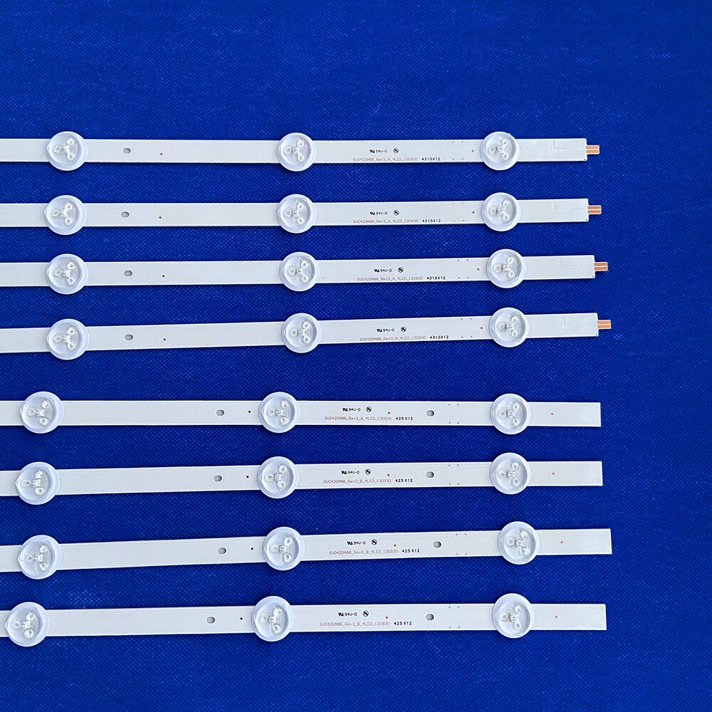 10PCS.LED Backlight strip For 42&quot;TV SV0420A88 LC420DUE FG A1 TX42AS500 TX42A400B V42FWSD01 09 TH-42LFE7U TX-42AS520B