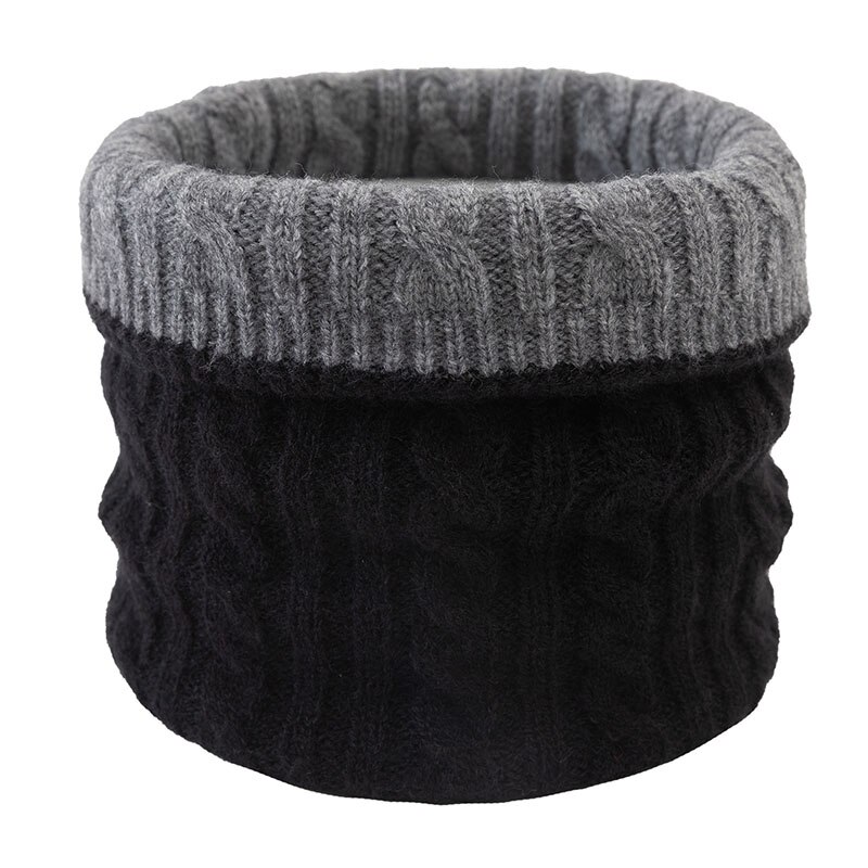 Unisex Winter Scarf Women Solid Color Warmer Ring Scarves Men Casual Outdoor Cycling Warm Neck Collars Scarf